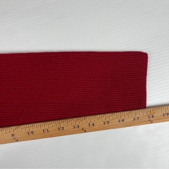Jones New York Signature Cardigan Sweater Coat Red Toggle Wool Blend Women's M - Picture 8 of 8